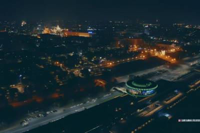 Блогер показал вид ночного Волгограда в разрешении 4K-видео