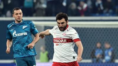 «Спартак» проигрывает «Зениту» cо счётом 0:4 после первого тайма