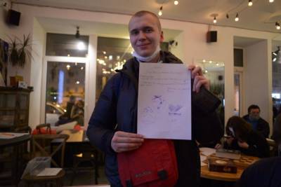 Полиция сорвала вечер писем Павлу Крисевичу в Петербурге