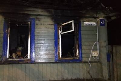 На пожаре в Тверской области погибли два мужчины
