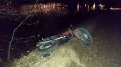 В Чаусском районе в ДТП мотоциклист получил серьезную черепно-мозговую травму