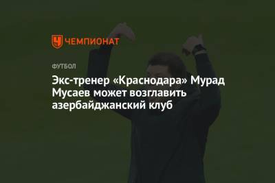Экс-тренер «Краснодара» Мурад Мусаев может возглавить азербайджанский клуб
