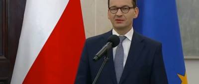 Моравецкий пообещал защищать Польшу от «третьей мировой войны» со стороны ЕС