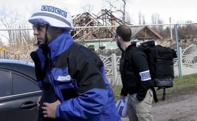 Наблюдатели ОБСЕ не смогли сфотографировать технику ВСУ под Луганском