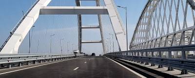 Движение по Крымскому мосту ограничат из-за тренировок по противопожарной безопасности