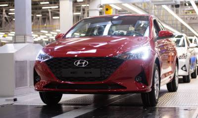 Hyundai приостановит производство автомобилей на заводе в Санкт-Петербурге