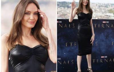 Как вторая кожа: Анджелина Джоли вышла в свет в соблазнительном платье (ФОТО)