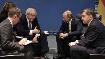 Путин и Джонсон отметили необходимость налаживания взаимосвязей между Москвой и Лондоном