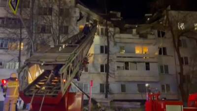 Взрыв газа в жилом доме в Набережных Челнах — видео