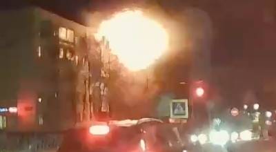 Появилось видео взрыва газа в доме в Набережных Челнах