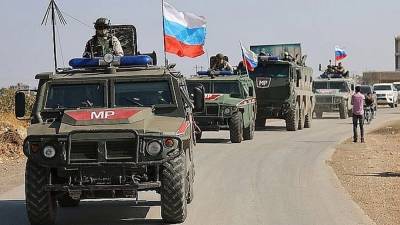В Сирии произошла попытка подрыва российской военной колонны