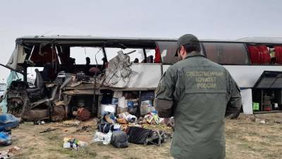 Задержаны подозреваемые по делу о ДТП с автобусом в Калмыкии