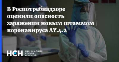В Роспотребнадзоре оценили опасность заражения новым штаммом коронавируса AY.4.2