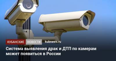 Система выявления драк и ДТП по камерам может появиться в России
