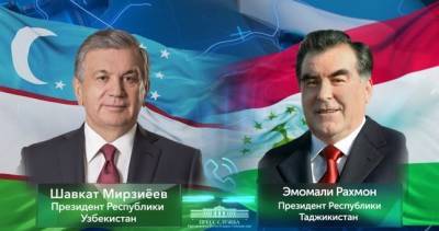 Эмомали Рахмон поздравил Шавката Мирзиёева с победой на выборах президента Узбекистана
