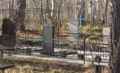 Вандалы разгромили кладбище в селе под Новосибирском