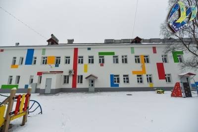 В Мурманске отремонтировали фасад ростинского детского сада