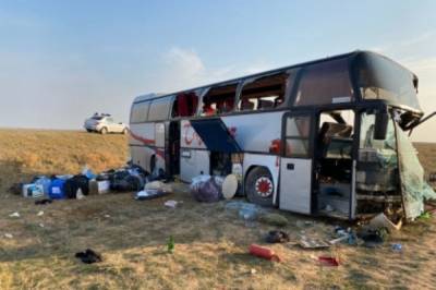 В Калмыкии задержан владелец автобуса, столкнувшегося с «Камазом»