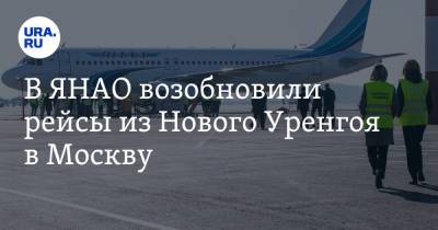 В ЯНАО возобновили рейсы из Нового Уренгоя в Москву