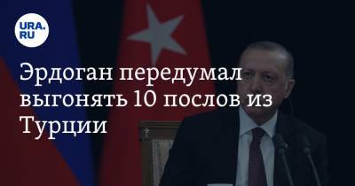 Эрдоган передумал выгонять 10 послов из Турции