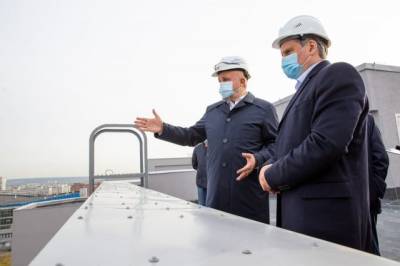 Сергей Цивилёв проверил ход строительства нового здания налоговой инспекции в Кемерове