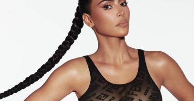 Кроп-топы и платья-футляры: Ким Кардашьян выпустила коллекцию с Fendi и сама в ней снялась