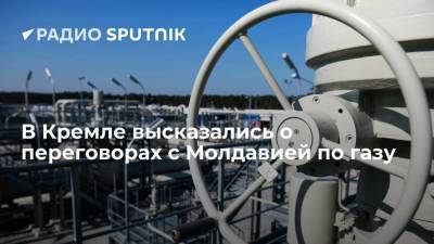 Пресс-секретарь президента РФ Песков назвал позицию России на "газовых" переговорах с Молдавией обоснованной