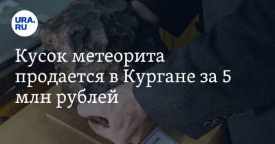 Кусок метеорита продается в Кургане за 5 млн рублей. Фото
