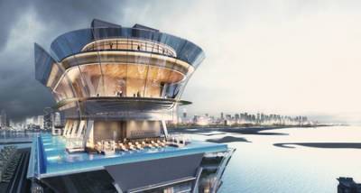 Новое место на карте Дубая: панорамный бассейн AURA Skypool Lounge
