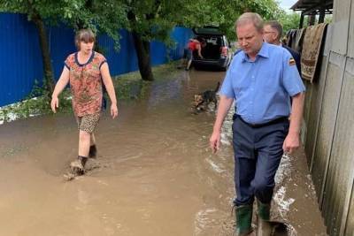Более миллиона рублей выделили пострадавшим от сильных ливней в Тацинском районе