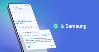 Grammarly + Samsung. Клавіатура найбільшого виробника смартфонів отримає нативну підтримку інтелектуальних порад сервісу з українським корінням