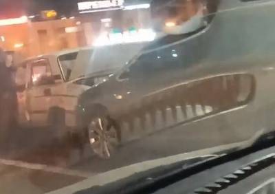 На Московском шоссе произошло массовое ДТП
