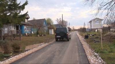 Дорогу отремонтировали в деревне Докукино Кстовского района