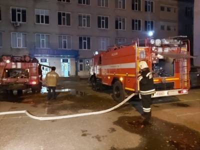 В Ульяновске загорелся один из корпусов УИГА