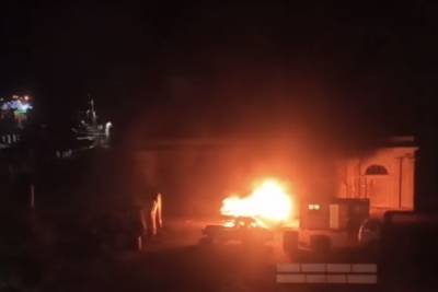 Ночью в Рязани сгорела грузовая машина