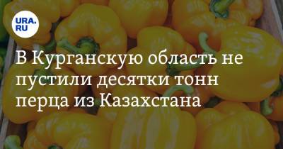 В Курганскую область не пустили десятки тонн перца из Казахстана