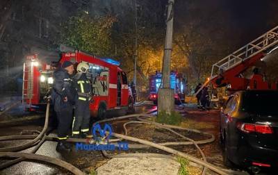 В Киеве ночью горело историческое здание
