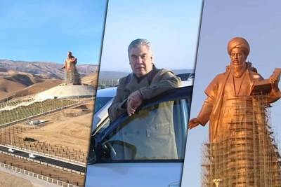 Гурбангулы Бердымухамедов - Бердымухамедов снова приехал к строящемуся памятнику Махтумкули. Его открытие задерживается на год - hronikatm.com - Туркмения - Ашхабад