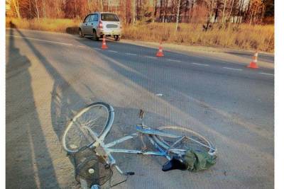 В Касимове Lada Kalina сбила велосипедиста