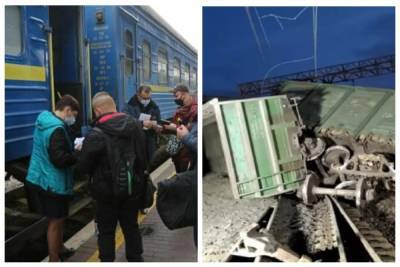 Пассажиры из Одессы не могут доехать в Киев: "10 вагонов сошли с рельс"