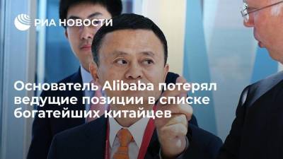 Основатель Alibaba Group Джек Ма за год потерял 36% своего состояния