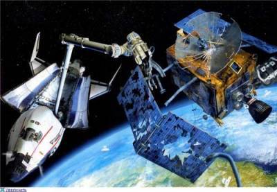 Китайский спутник будет учиться собирать космический мусор