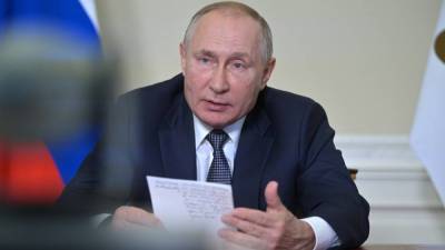Путин предложил организовать механизм антипандемийного взаимодействия между странами