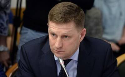 Генпрокуратура утвердила обвинение против экс-губернатора Хабаровского края Фургала