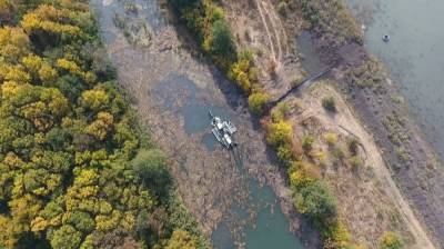 В Воронежской области расчистка реки Икорец подходит к завершению без насоса