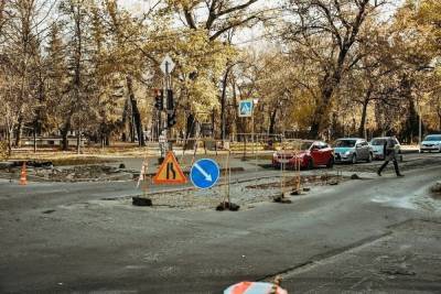 В Курске дорожные работы на улице Гоголя завершены на 90%