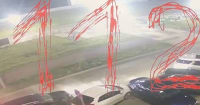Водитель протаранил несколько машин в Москве и попал на видео