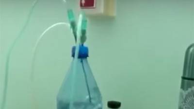 В России медики для подачи кислорода использовали бутылки из-под минералки
