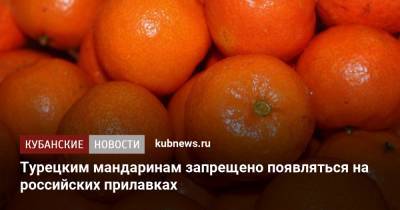 Турецким мандаринам запрещено появляться на российских прилавках