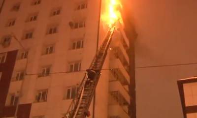 В Петрозаводске сосед спас женщину из горящей девятиэтажки